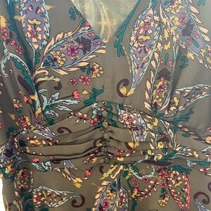 Tahari maxi dress Vibrant colors sz 16